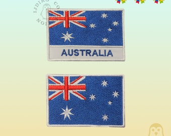 Australia Embroidered Australian Nation Map Flag Kangaroo Iron/Sew on Patch Australia Embroidered Australian Nation Map Flag Kangaroo Iron/Sew on Patch