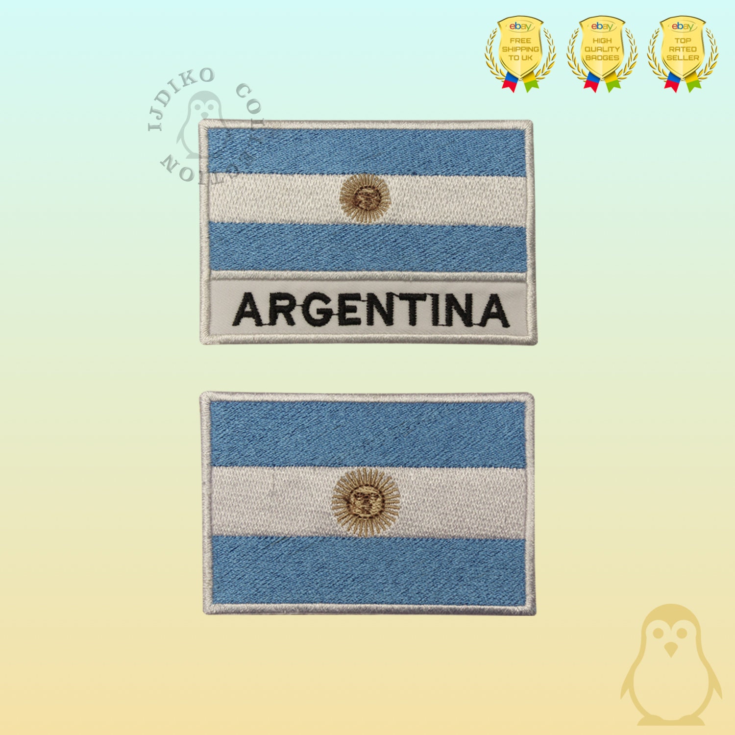 Argentina Patch Soccer Team Club Atletico Independiente