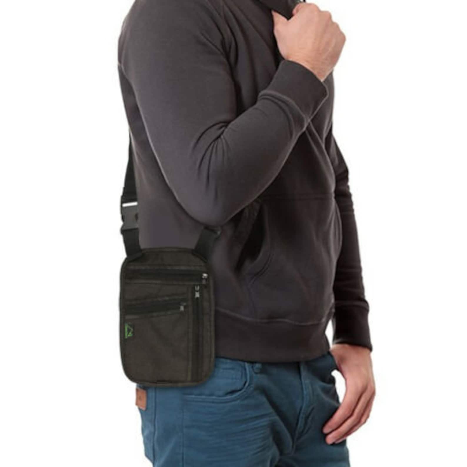 RFID Blocking Travel Body Wallet Passport Holder Neck Shoulder Etsy