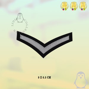 Army Strip Patch Embroidered Iron On Patch Sew On Badge Applique