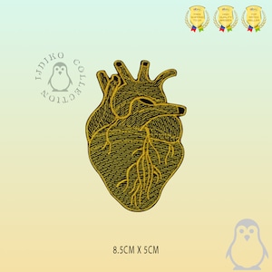 Heart Patch Embroidered Iron On Patch Sew On Badge Applique