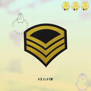 Army Strip Patch Embroidered Iron On Patch Sew On Badge Applique
