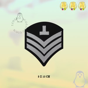 Army Strip Patch Embroidered Iron On Patch Sew On Badge Applique