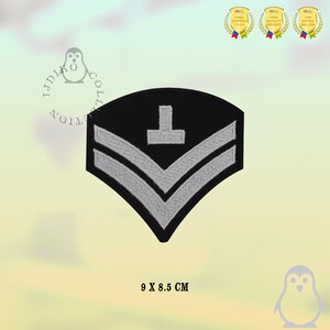 Army Strip Patch Embroidered Iron On Patch Sew On Badge Applique
