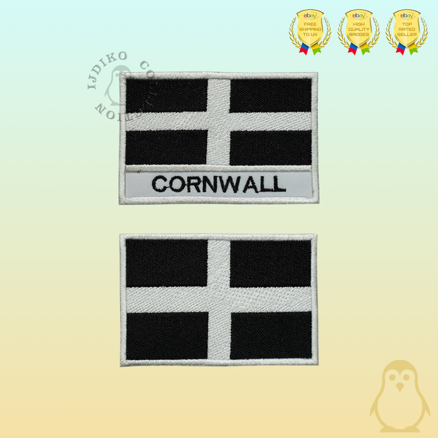 Cornwall Flagge 90x150 Cm – Celtic Nations, Wetterfest Für Draußen