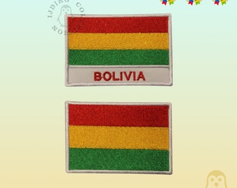 Bolivia National Flag Embroidered Iron On Patch Sew On Badge Applique