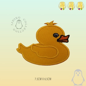 Cute Duck Patch Embroidered Iron On Patch Sew On Badge Applique