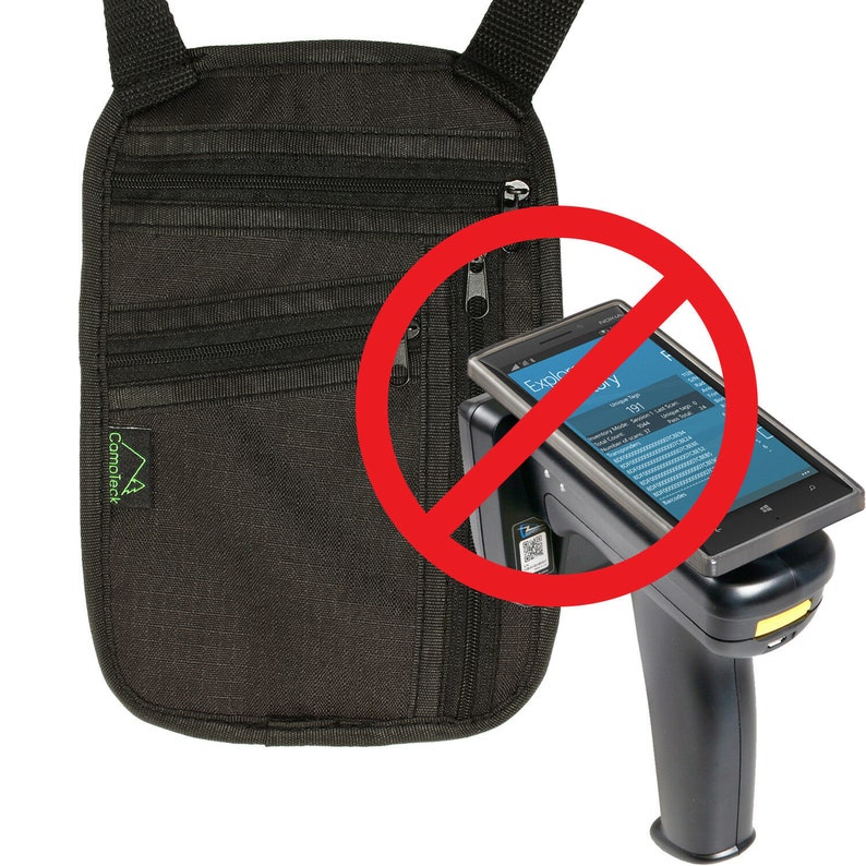 RFID Blocking Travel Body Wallet Passport Holder Neck Shoulder Etsy