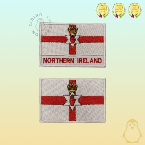 Nordirland Nationalflagge gesticktes Aufnäher zum Aufnähen
