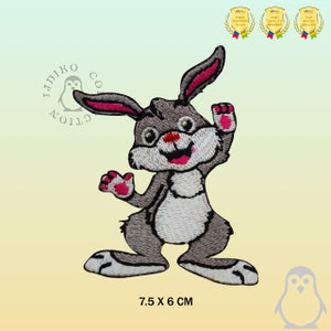 Cute Baby Rabbit Disney Cartoon Logo Patch Embroidered Iron On Patch Sew On Badge Applique
