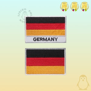 Germany National Flag Embroidered Iron On Patch Sew On Badge Applique