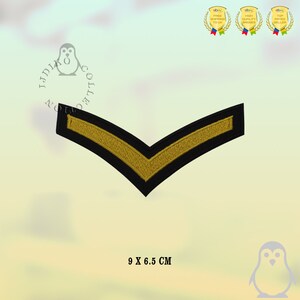 Army Strip Patch Embroidered Iron On Patch Sew On Badge Applique