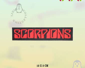 SCORPIONS Patch Embroidered Iron On Patch Sew On Badge Applique