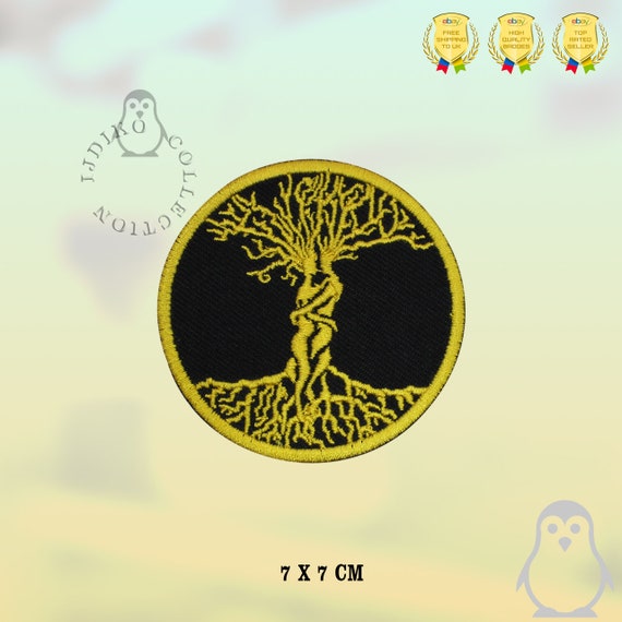 Patches For Clothes Vintage Iron On Patches For Backpacks ZEGINs Yggdrasil The Tree Of Life In Norse Patch Embroidered Badge Iron On Sew On Decorative Patches For Clothes Svelte Patch - Foto 12