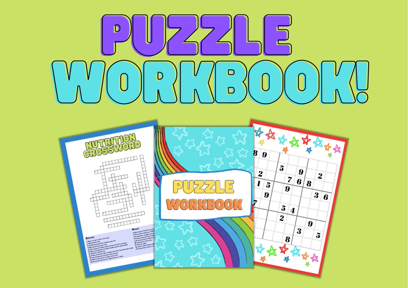 Selfcare Digital Puzzle Workbook Etsy