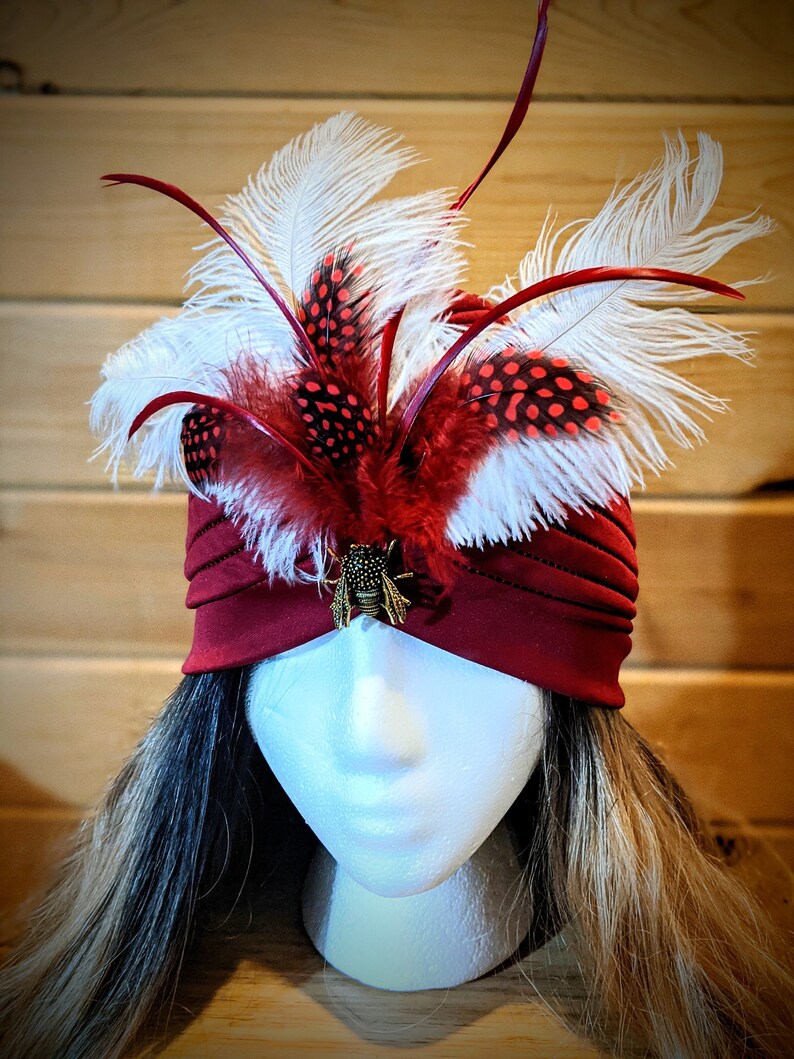 1920s headpiece black