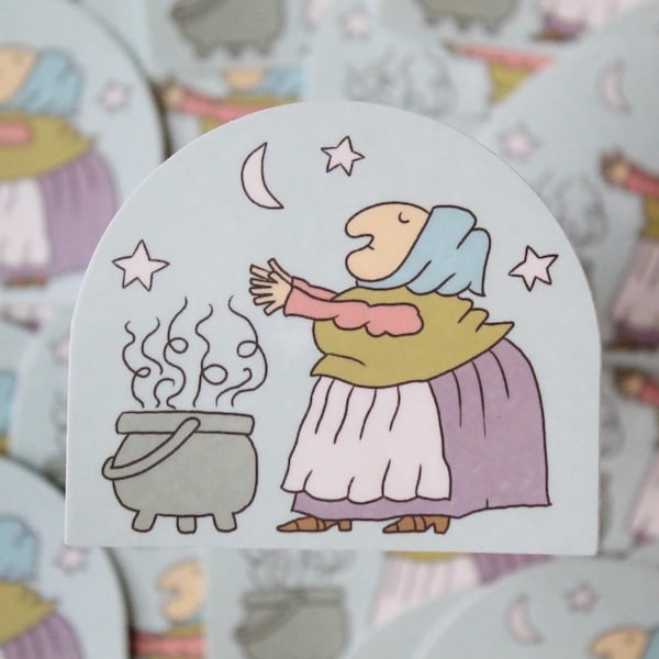 Strega Nona Vinyl Sticker