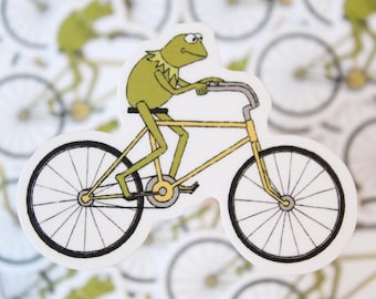 Kermit Bicycle Vinyl Sticker
