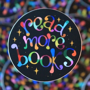 Leer más Etiqueta engomada del vinilo de los libros