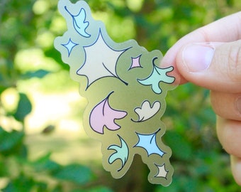 Heartstopper Leaves Clear Vinyl Sticker