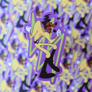 Powerline, Goofy Movie Vinyl Sticker