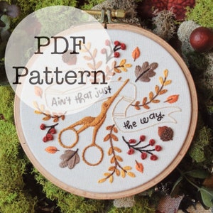 PDF Embroidery Pattern: Ain&#39;t That Just The Way, OtGW, Over the Garden Wall