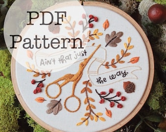PDF Embroidery Pattern: Ain't That Just The Way, OtGW, Over the Garden Wall