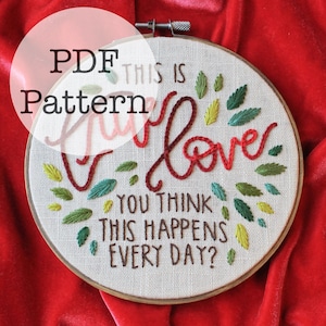 PDF Stickmuster: True Love, Princess Bride