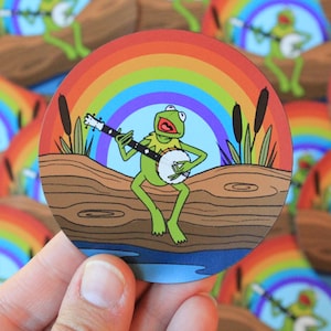 Kermit Rainbow Connection Refrigerator Magnet