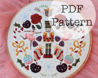 PDF Embroidery Pattern: Nutcracker Suite