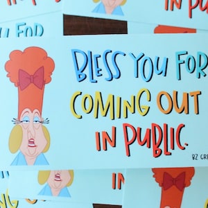 Bless You, Emperor’s New Groove Vinyl Bumper Sticker