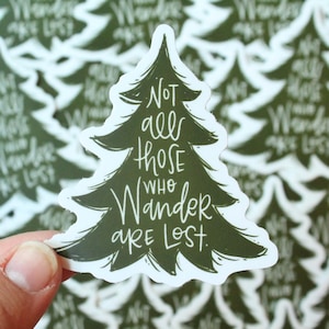 Lord of the Rings, Hobbit, LotR Vinyl Stickers Wander Tree