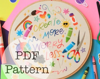 PDF Embroidery Pattern: Create More