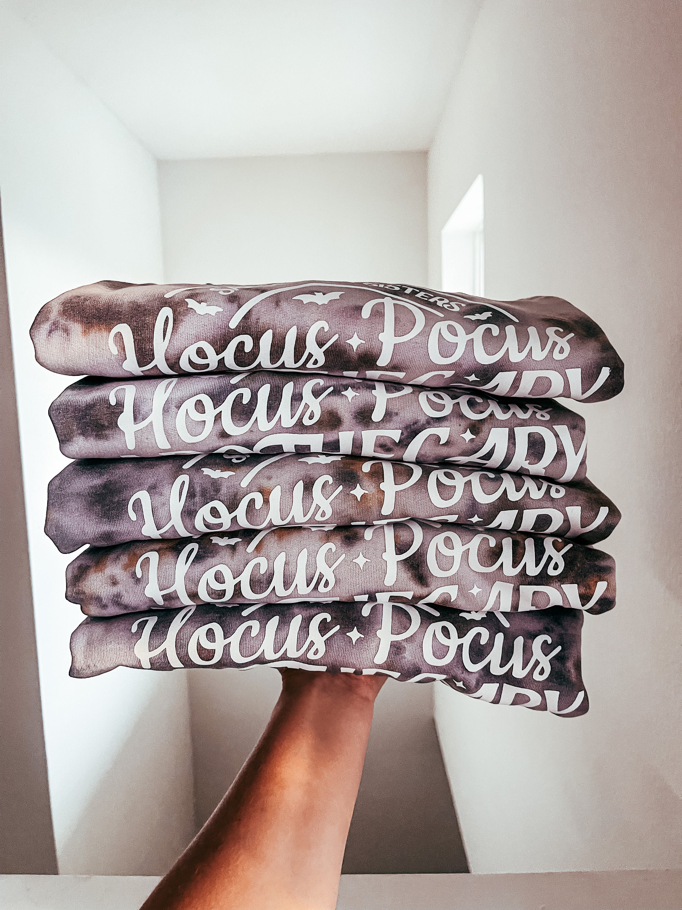 tie dye hocus pocus sweatshirt