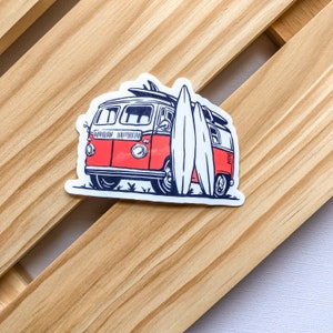 Roter Van VSCO Sticker | Laptop Sticker | Bullet Journal Sticker