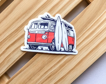 Red Van VSCO  Sticker | Laptop Sticker | Bullet Journal Sticker