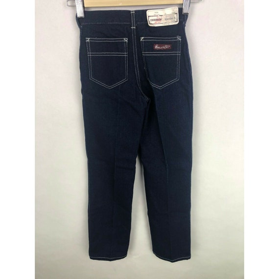 Vtg NWT Chemin De Fer Jeans Youth Size 7 High Wai… - image 2