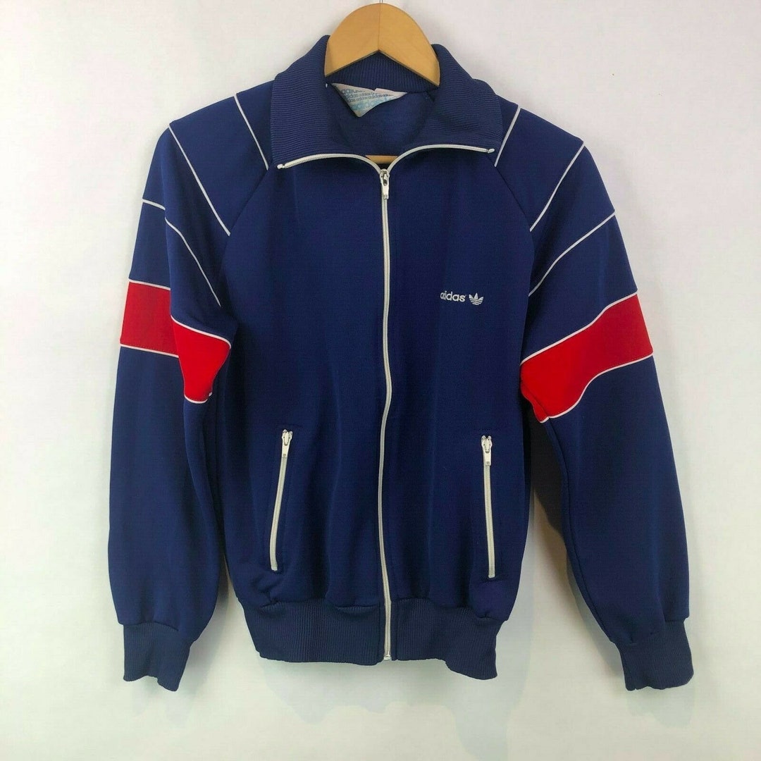 Vintage Adidas Full Zip Track Jacket Mens Size Small 80-90's Blue Red - Etsy Vintage Adidas Full Zip Track Jacket Mens Size Small 80-90's Blue Red - Etsy