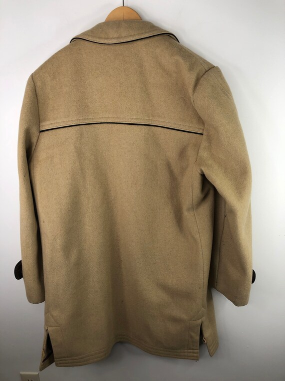 Vintage Sears Wool Top Coat Overcoat Mens Size 40… - image 5