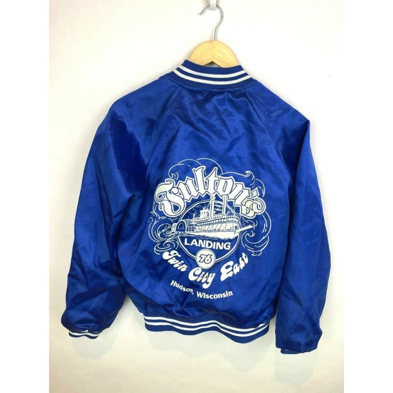 Vintage Hartwell Bomber Jacket Blue 