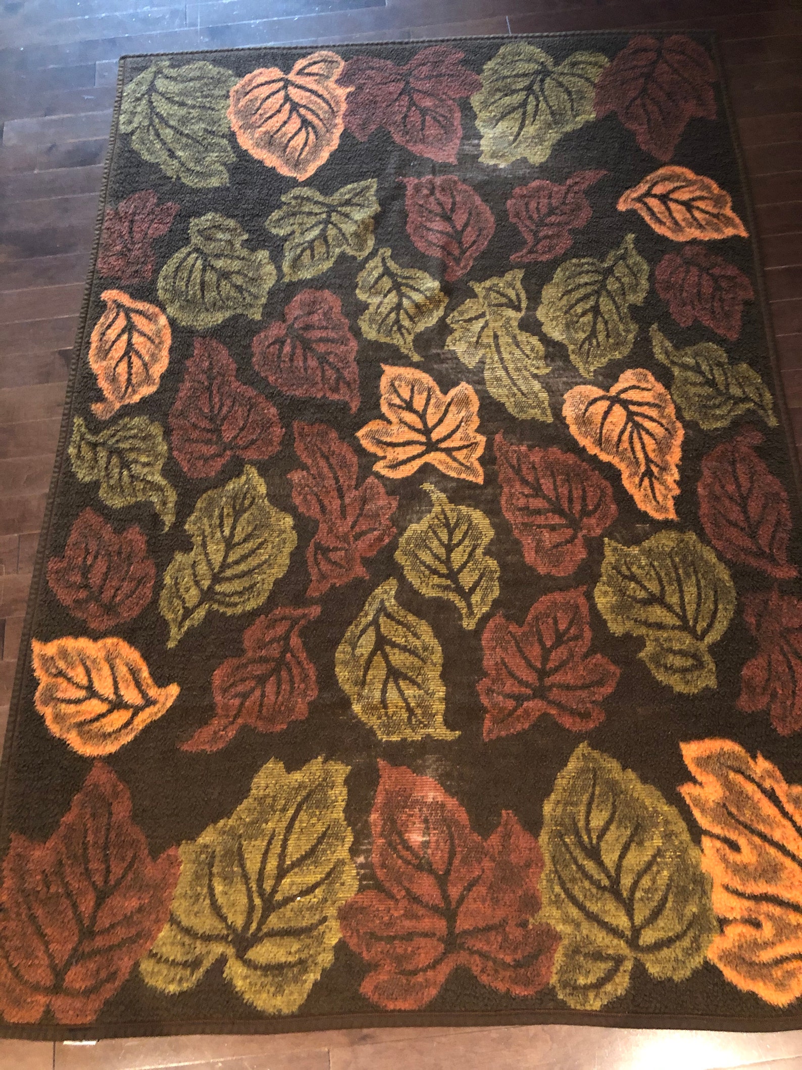 Biederlack Fall Leaves Blanket Throw Made in USA Leaf Cottage Etsy
