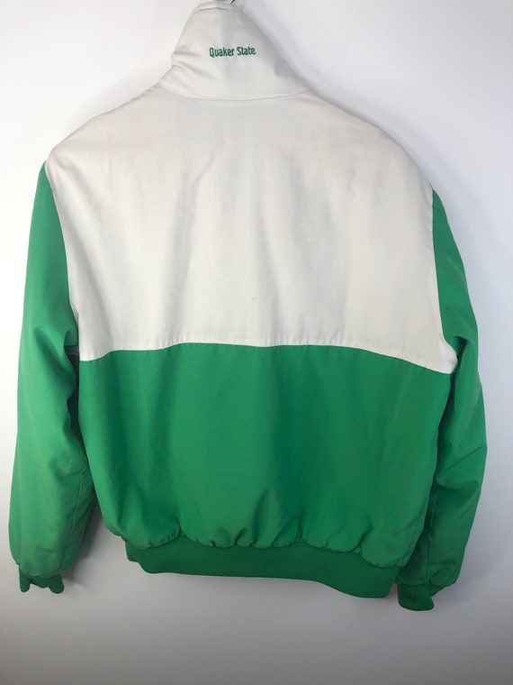 Vintage Quaker State Bomber Jacket Mens Large 1993 MP… Gem