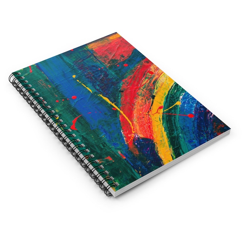 Spiral Notebook Ruled Line A4 Notebook Gift for Her Lined Etsy