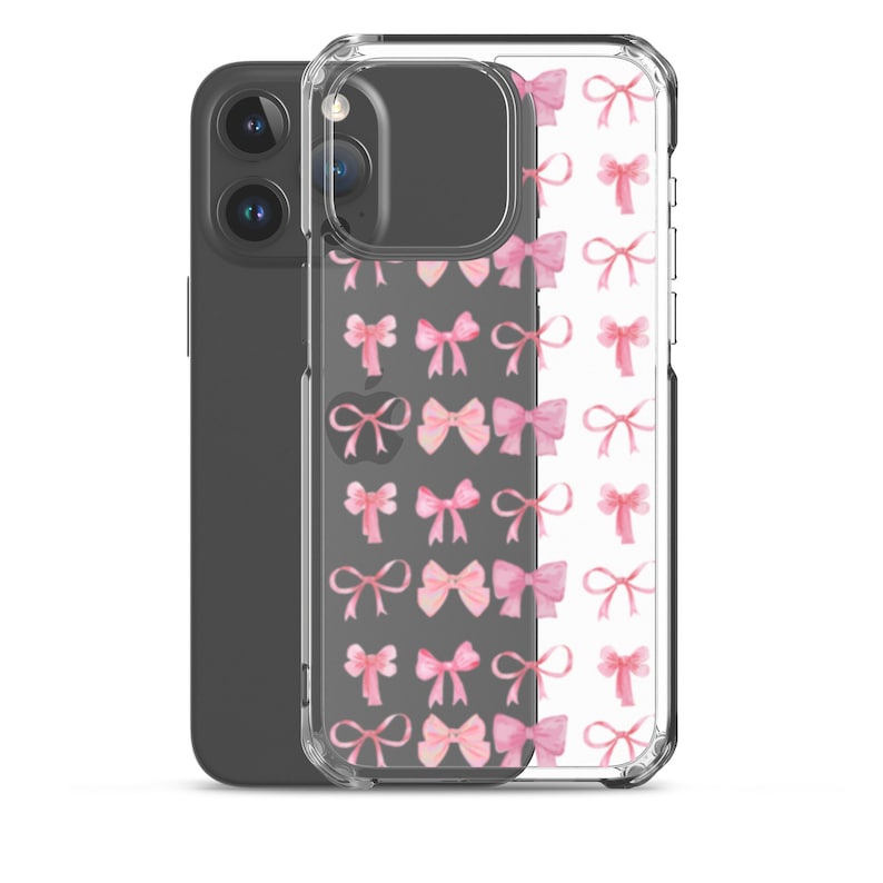 Bow Phone Case, Bow iPhone Case, Pink Bow Phone Case, iPhone Case Cute