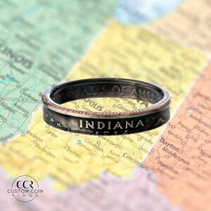 Indiana Skinny Coin Ring • Handmade Ring • Stackable Ring • Statement Ring
