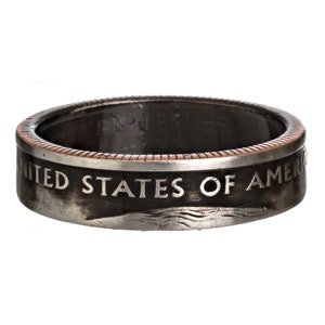 Anillo hecho a mano de Estados Unidos de América V3 • Joyería hecha a mano • Anillo minimalista