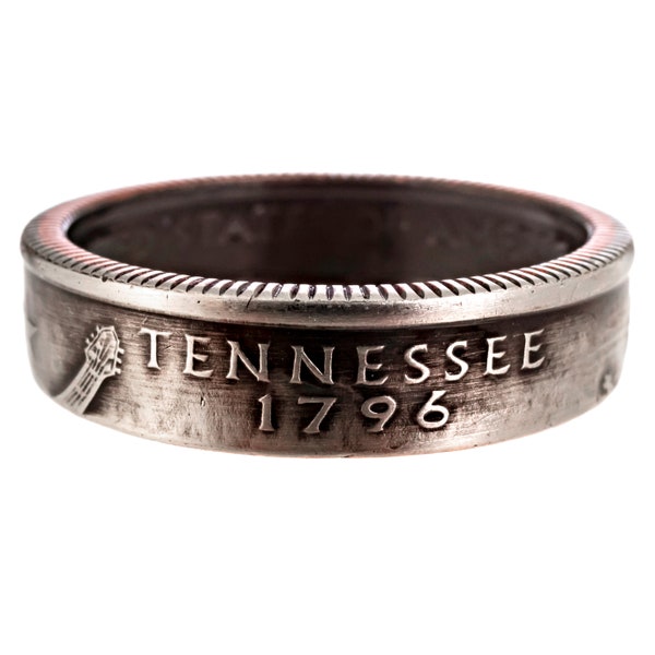 Tennessee Coin Ring • Handmade Jewelry • Custom Stacking Ring • Minimalist Jewelry • Anniversary Gift