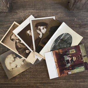 Ein Set von 7 alten Ansichtskarten. Sammler Postkarten Schwarz Weiss.