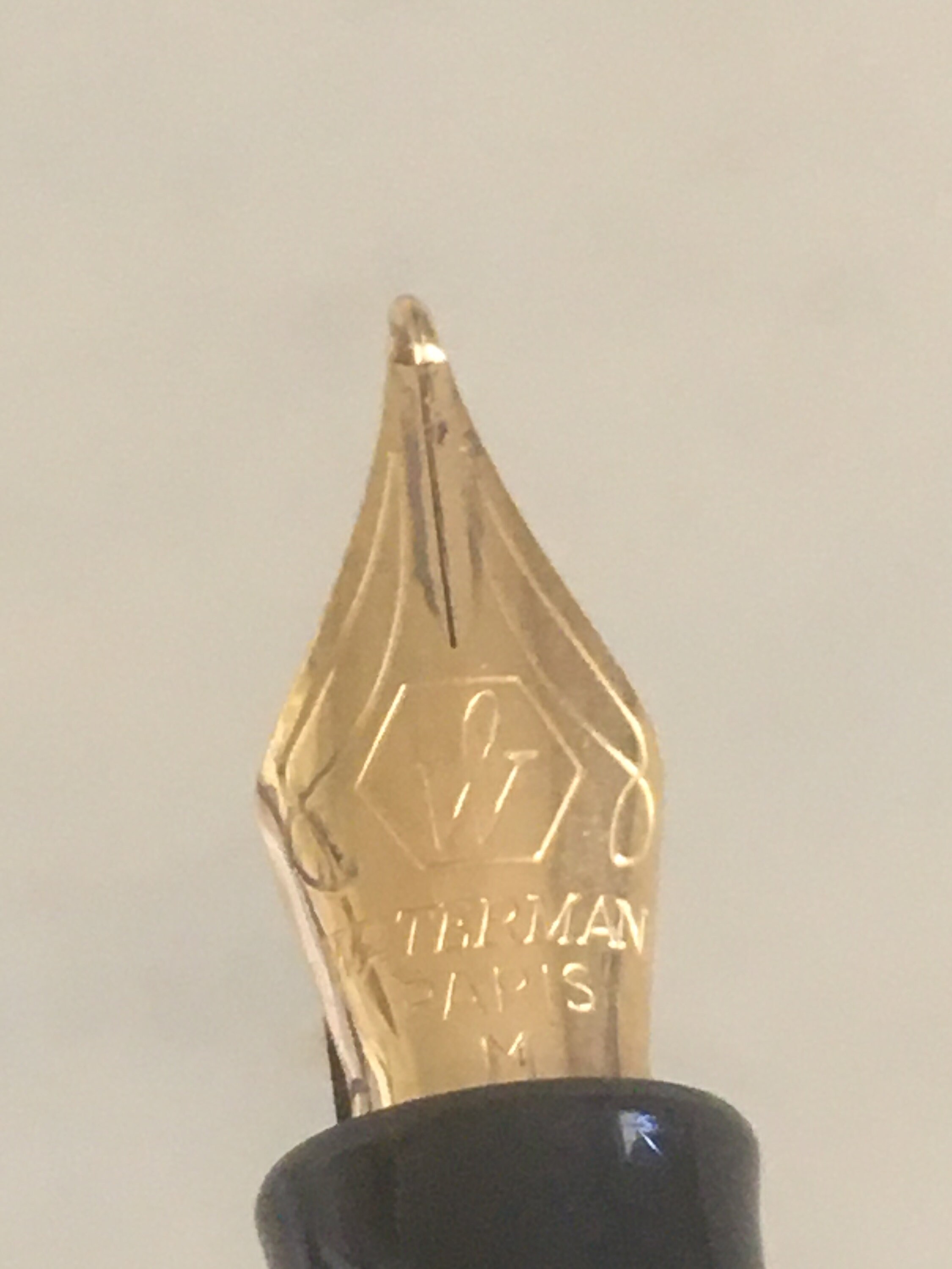 Waterman Paris Fountain Pen. Medium Nib Estate Vintage Pen Etsy