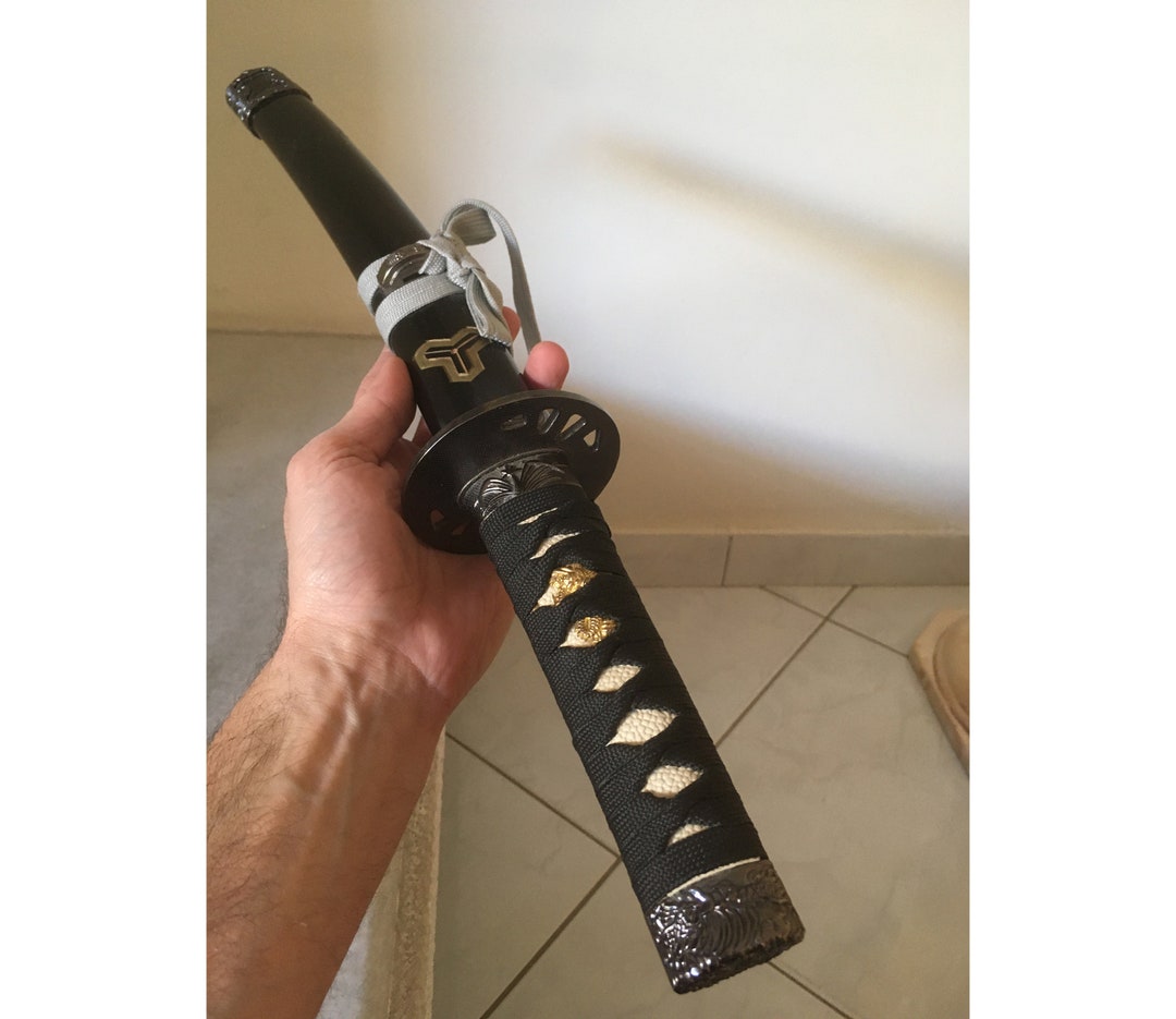 Katana Sword & Wood Sheath. Stainless Steel 25 Cm - 9.8 Inches